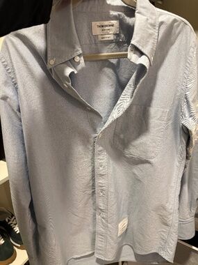 Thom brown blue dress shirt